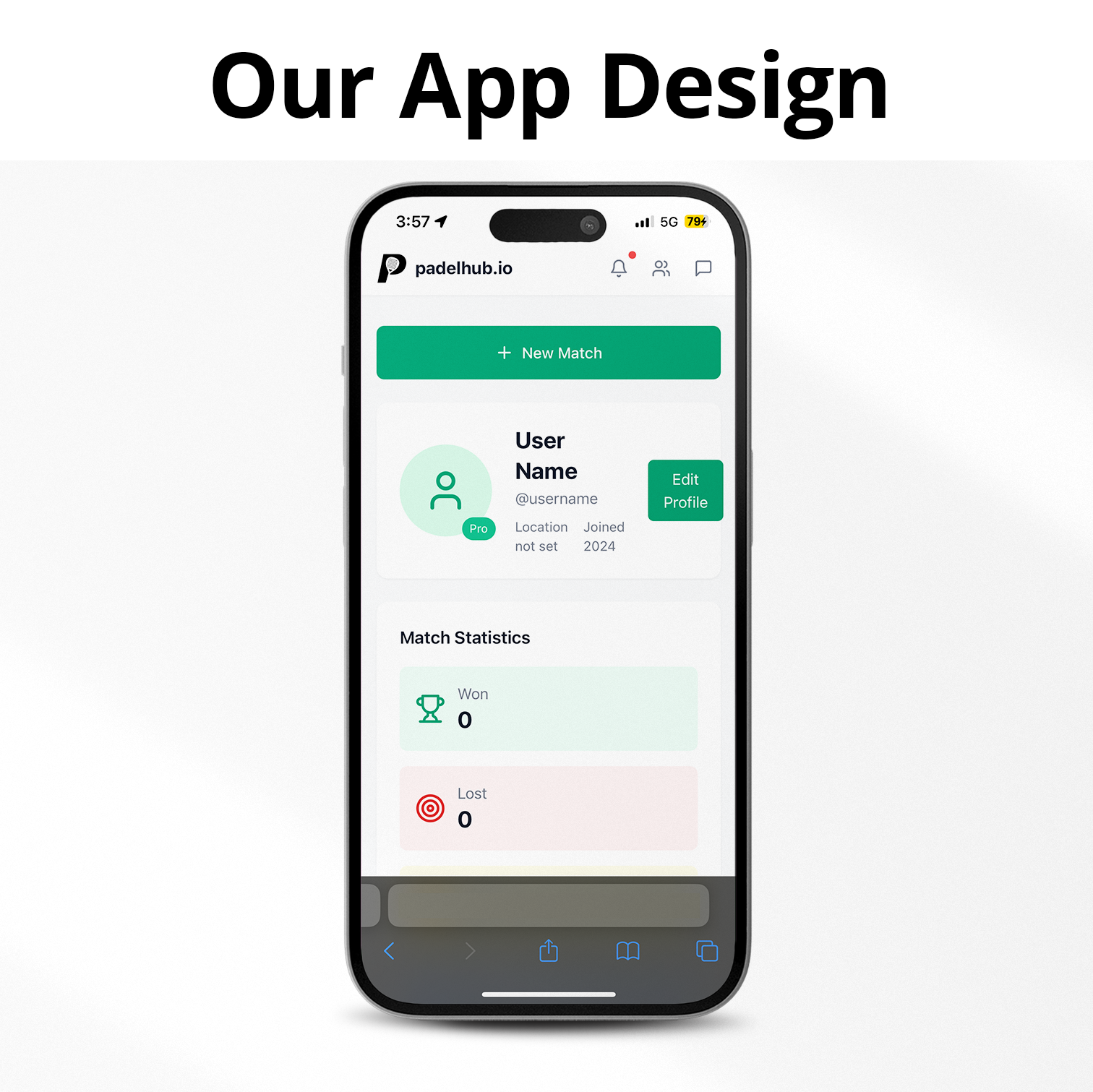 Phone Mockup - Home Page 1